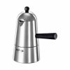 Cafeteira de fogão ILSA Carmencita CLASSIC para espresso, design clássico em aço inoxidável. Aprecie o melhor café em casa!