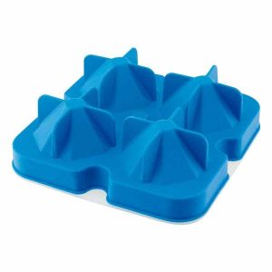 Molde para cubo de gelo em forma de diamante ILSA 5 cm - Adicione brilho e elegância às suas bebidas com este molde exclusivo de alta qualidade. Ideal para festas e eventos especiais.