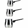 Cafeteira turca ILSA Ibrik em aço inoxidável - Prepare café turco delicioso em casa - Qualidade premium para amantes de café.