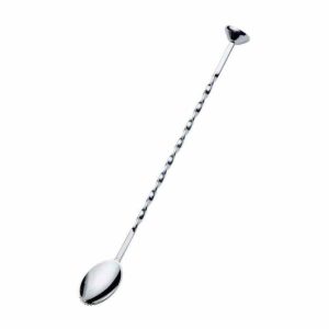 Colher Longa para Cocktail ILSA 26,5 cm - Mistura sofisticada para bebidas no seu bar em casa. Acessório de qualidade premium para cocktails.