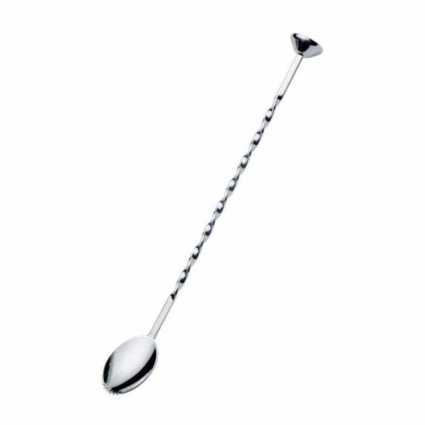 Colher Longa para Cocktail ILSA 26,5 cm - Mistura sofisticada para bebidas no seu bar em casa. Acessório de qualidade premium para cocktails.