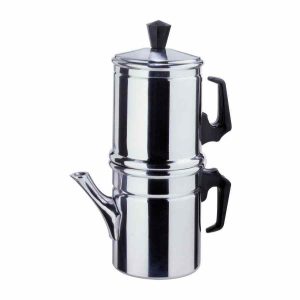 Cafeteira Napolitana Cuccumella ILSA em Aço Inoxidável - Preparação Tradicional de Café com Estilo e Qualidade. Compre Online!