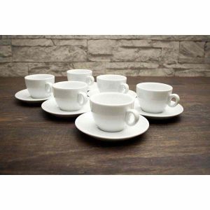 Conjunto premium de 6 chávenas de café expresso IPA Alba - Ideal para apreciadores de café de alta qualidade. Aproveite já!