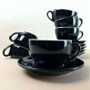 Conjunto de 6 Copos IPA Milano Cappuccino 204ml Preto e Branco, Elegância e Qualidade para Desfrutar a sua Bebida Favorita. Compre Online!