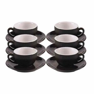 Conjunto de 6 Copos Espresso IPA Milano 80 ml em Preto e Branco, elegantes e sofisticados para apreciar o seu café favorito. Compre online!
