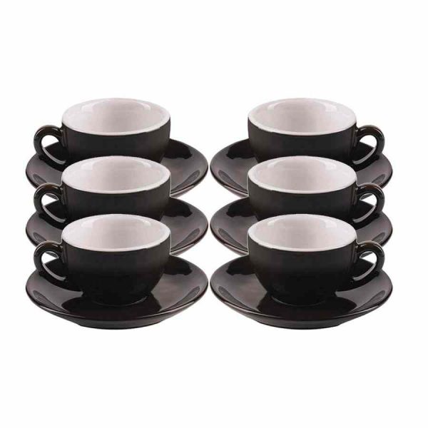 Conjunto de 6 Copos Espresso IPA Milano 80 ml em Preto e Branco, elegantes e sofisticados para apreciar o seu café favorito. Compre online!