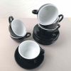 Conjunto de 6 Copos IPA Milano Latte 285 ml, em Preto e Branco para Cerveja Artesanal - Elegância e Qualidade para sua Mesa. Ideal para Presentear!