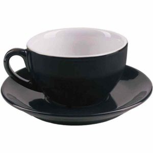 Copo IPA Milano Latte 300 ml, Preto e Branco para desfrutar da sua cerveja artesanal favorita. Design elegante e sofisticado. Perfeito para presentear.