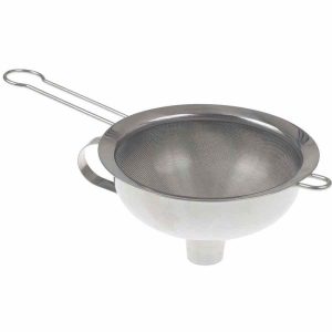 Funil e peneira iSi - Conjunto de qualidade para cozinhar, ideal para filtrar e despejar com precisão. Adquira já este utensílio de cozinha indispensável!