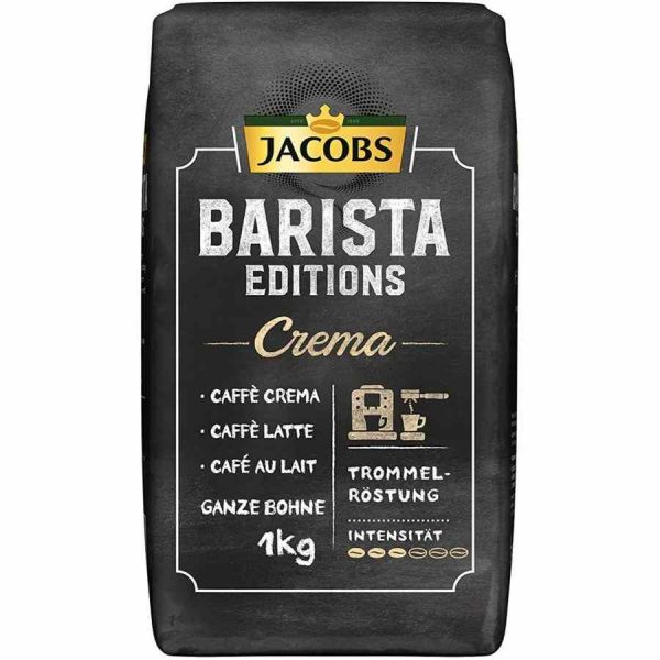 Café em grãos Jacobs Barista Editions Creme 1 kg - Aroma intenso e sabor requintado para os amantes de café. Compre online!
