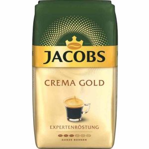 Jacobs Crema Gold 1 kg em grãos de café - Café premium para apreciadores exigentes. Aromático e intenso. Compra online.