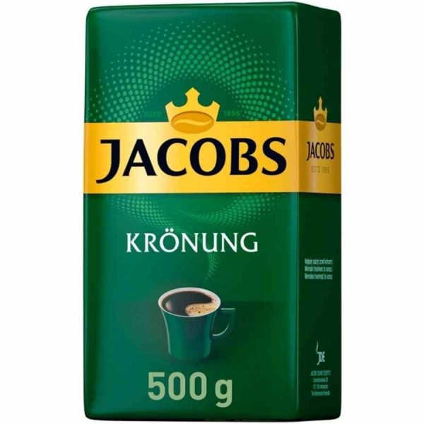 Compre Jacobs Kronung 500g de Café Moído Torrado Online - Aroma Intenso e Sabor Incomparável! Ideal para os amantes de café exigentes.