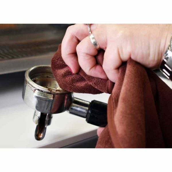 Conjunto de pano JoeFrex Barista, 4 peças - Kit premium para baristas exigentes. Limpeza profissional para sua máquina de café! Elegância e qualidade.