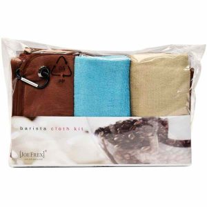 Conjunto de Pano JoeFrex Barista, Kit de 4 Peças para Limpeza Profissional de Máquinas de Café - Qualidade Premium