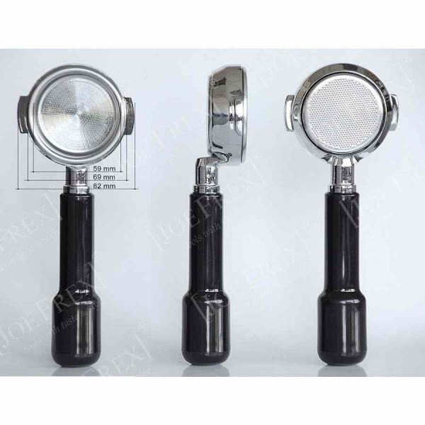 Portafiltro JoeFrex sem fundo para máquinas de café Elektra/Wega/ECM/Rocket/Izzo - Acessório premium para espresso, qualidade garantida.