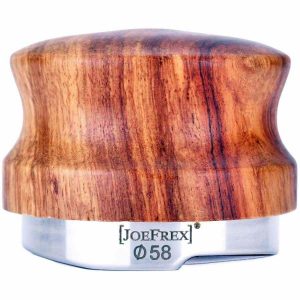 Nivelador de Café JoeFrex Palm-Tamper 58 mm, Palisandro para uma Preparação de Café Perfeita. Adequado para Coffee Lovers exigentes.