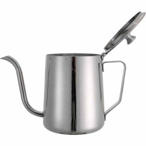 Chaleira de gotejamento JoeFrex para café com design elegante em aço inoxidável - Compre Online Agora!