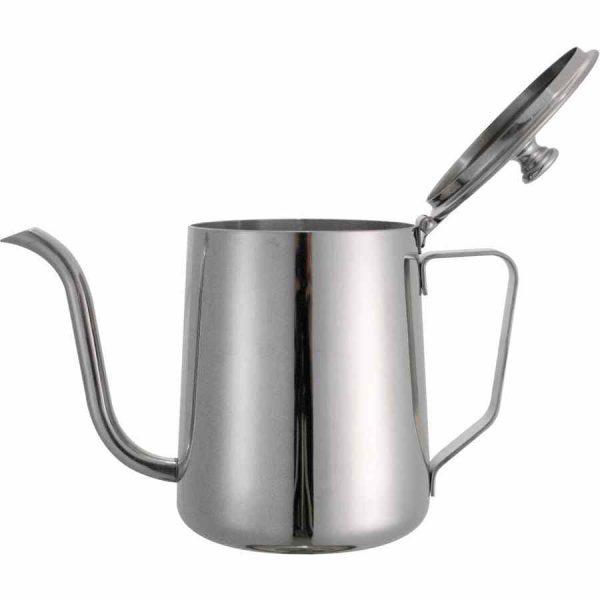 Chaleira de gotejamento JoeFrex para café com design elegante em aço inoxidável - Compre Online Agora!