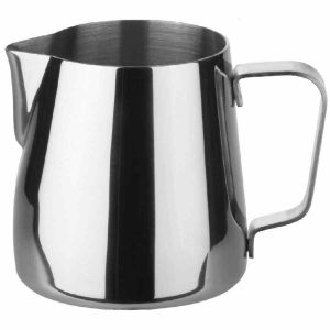 Jarro para espuma de leite 200 ml da JoeFrex, utensílio premium para preparar bebidas deliciosas. Compra online agora e desfruta de café perfeito em casa.
