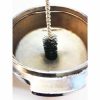 Escova de limpeza de portafiltro Joefrex para manter a sua máquina de café impecável. Ferramenta de limpeza essencial para a manutenção do seu equipamento.