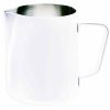 Jarro de leite revestido em pó JoeFrex 590 ml, branco - O complemento perfeito para o seu café com estilo e sofisticação.