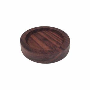 Descanso de adulteração JoeFrex em nogueira - Descanso de qualidade premium para apoiar o seu porta-filtro com estilo e elegância. Compre online agora!