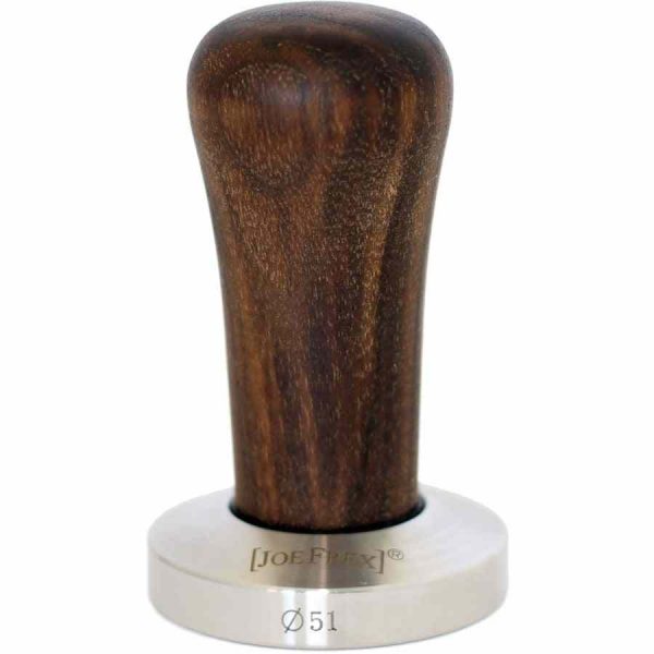 Compactador JoeFrex com cabo de madeira para café de alta qualidade - Ferramenta de barista essencial para extrair o máximo sabor do café fresco