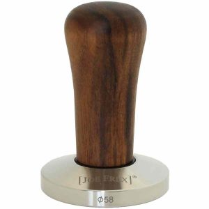 Prensador JoeFrex de alta qualidade com cabo de madeira para café espresso - utensílio premium para baristas