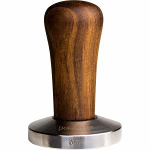 Prensa de café JoeFrex com alça de madeira para espresso, design elegante e durável - Loja Online de Café.