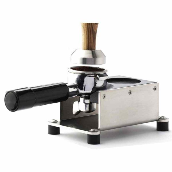 Estação de compactação JoeFrex exclusiva e elegante, preta - para café perfeito em casa. Apressoar com estilo!
