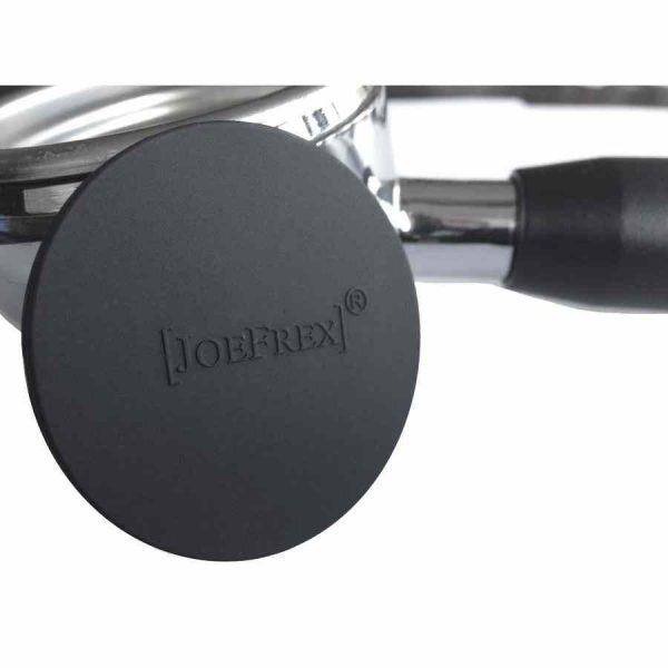 Disco de silicone de backflush universal JoeFrex para limpeza de máquinas de café. Resistente e durável. Ideal para manutenção.