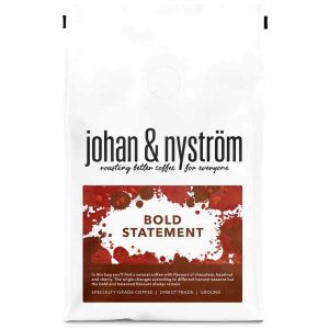 Café em grãos de alta qualidade Johan & Nyström Bold Statement 250 g - Aromático e intenso, perfeito para os amantes do café.