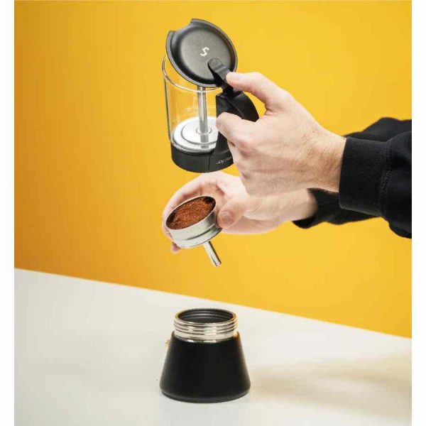 Pote Moka Joy Resolve ClearBrew™ 5-6 xícaras para um café rico e aromático. Adquira já este produto de qualidade superior!