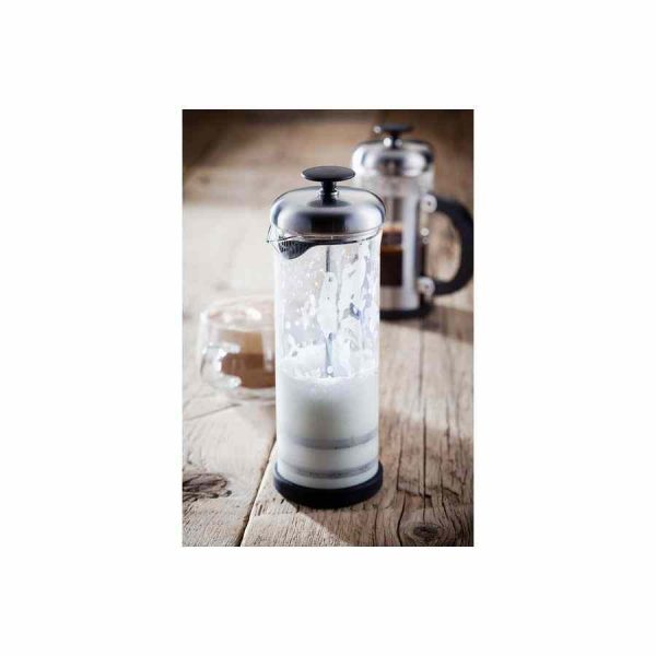 Espumante de leite de vidro Judge Latte: Para os amantes de café exigentes, a opção perfeita para criar espuma cremosa em casa. Aproveite a qualidade premium!