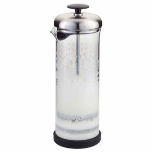 Espumante de leite de vidro Judge Latte, perfeito para criar deliciosas espumas de leite em casa. Compre online agora!