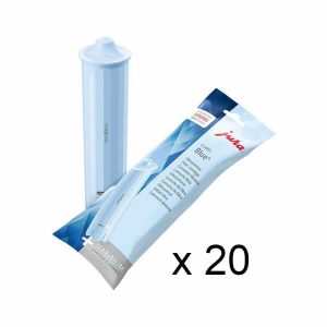 Cartucho Filtro de Água Jura Claris Blue+ 20 un - Purifique a sua água com qualidade premium! Compatível com máquinas Jura. Garanta já o seu pack de 20 unidades.