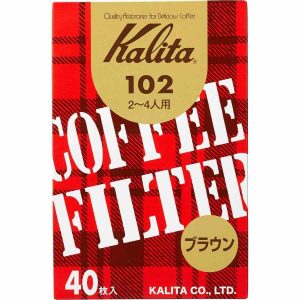 Filtros de Papel de Café Marrom Kalita 102 - Conjunto de 40 unidades para um café perfeito em casa ou no trabalho. Compre Online!