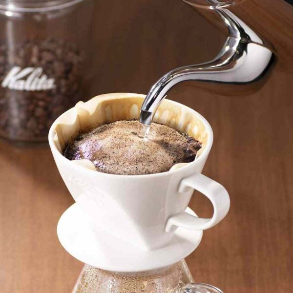 Chaleira elegante para café Kalita - Design premium para uma extração perfeita. Compre online e eleve o seu ritual de café!