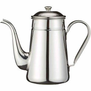 Chaleira resistente em aço inoxidável para cafeteira Kalita, design premium para café perfeito. Compre online agora!