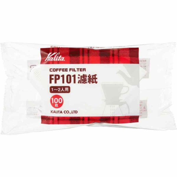 Filtros de Papel Café Branco Kalita FP 101 com Qualidade Premium para Cafeteira - Pack de 100 Unidades