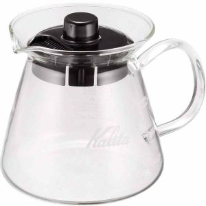 Servidor de vidro Kalita G 300 ml, elegante cabo de vidro para um café perfeito. Compre online!