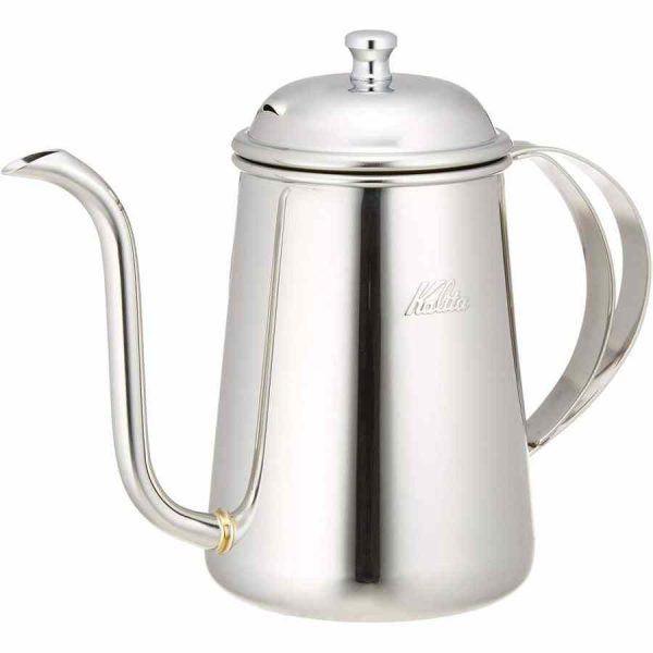 Jarra de Aço Inoxidável Kalita 0,7 l, Design Fino e Sofisticado - Ideal para Café