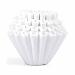 Filtros de Papel Brancos Kalita Wave #155 - Conjunto de 100 unidades para café de qualidade premium. Ideal para amantes de café exigentes.