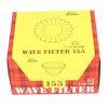 Pacote de 50 Papéis de Filtro Brancos Kalita Wave #155 para Café - Acessório de Qualidade Superior para Preparar Café Delicioso em Casa.