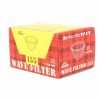 Filtros brancos Kalita Wave #155 - 50 unidades para café de qualidade premium. Compatível com brewers Kalita. Desfrute do sabor puro do café.