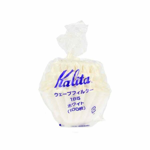 Compre Papéis de Filtro Brancos Kalita Wave #185 - Pack de 100 Unidades | Alta Qualidade e Durabilidade | Filtros para Café Especial.