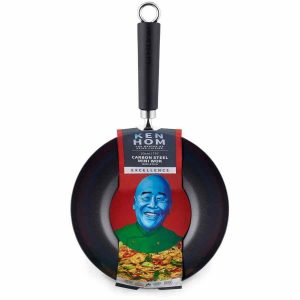 Wok antiaderente Ken Hom Excellence 20 cm - Cozinha com qualidade profissional, antiaderente e durável para refeições incríveis em casa. Compre agora!