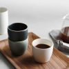 Copo de Cerâmica Kinto NORI 4 unidades de 200 ml - Elegância e qualidade para desfrutar das suas bebidas favoritas. Ideal para casa ou presente.