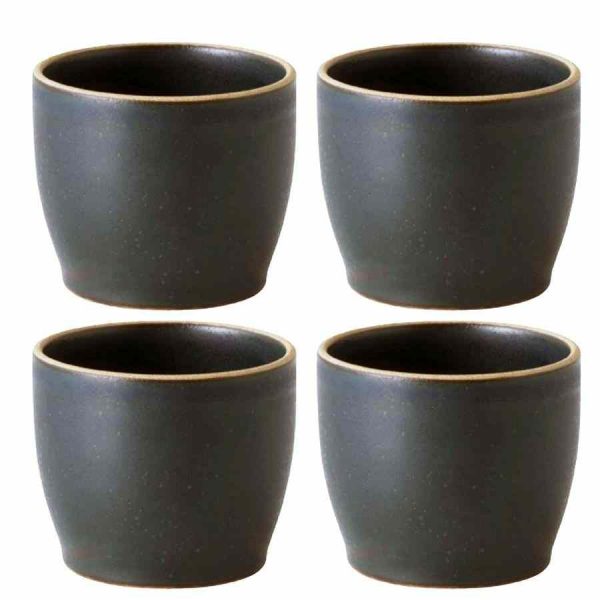 Copo de Cerâmica NORI da Kinto de alta qualidade - Conjunto de 4 copos de 200 ml para desfrutar das suas bebidas favoritas