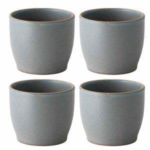 Copo de Cerâmica NORI 4 x 200 ml da Kinto, Elegância e Qualidade para Desfrutar a Sua Bebida Favorita em Casa. Compre Agora!